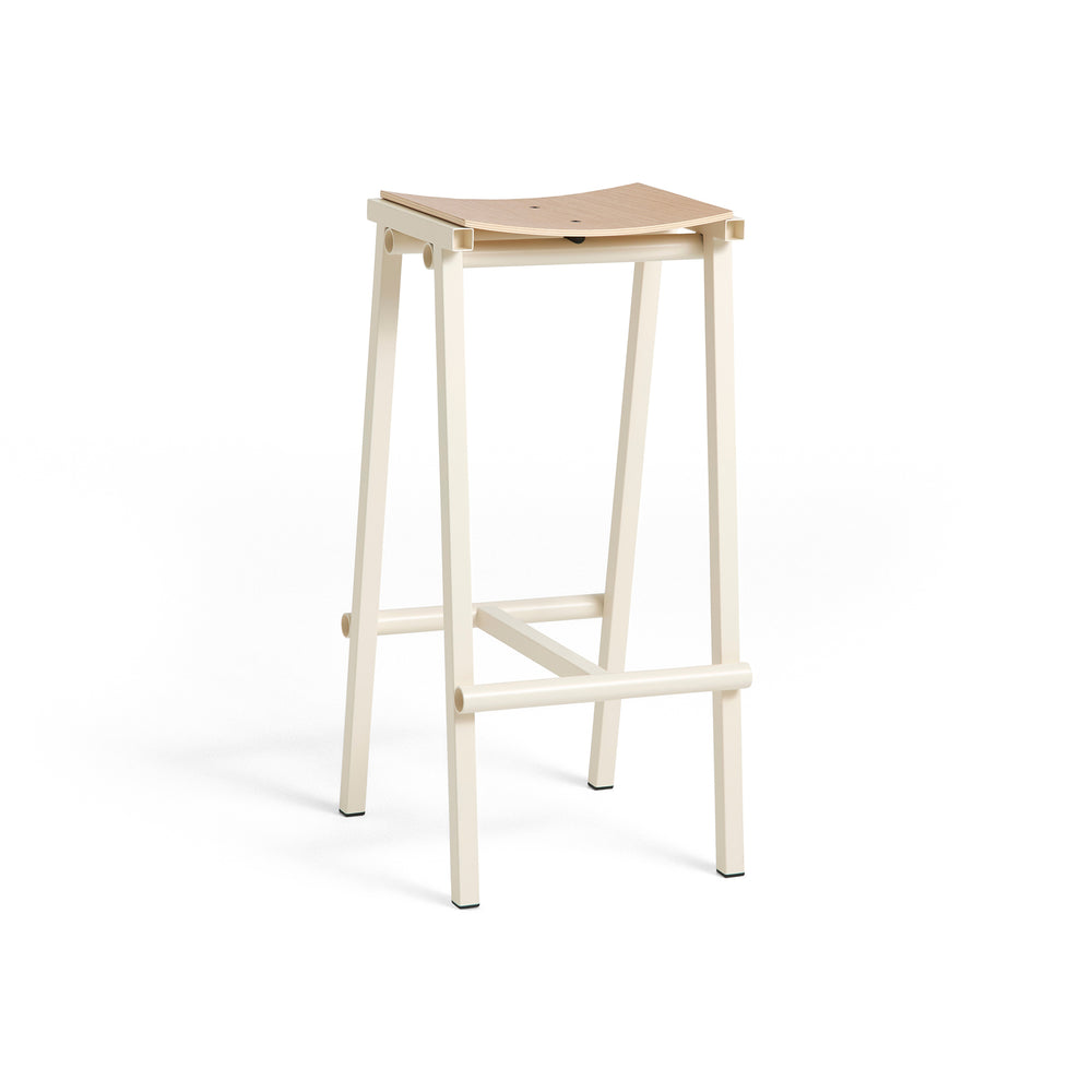 HAY - Taburete 8 Barhocker | hoch / eggshell / Eiche natur