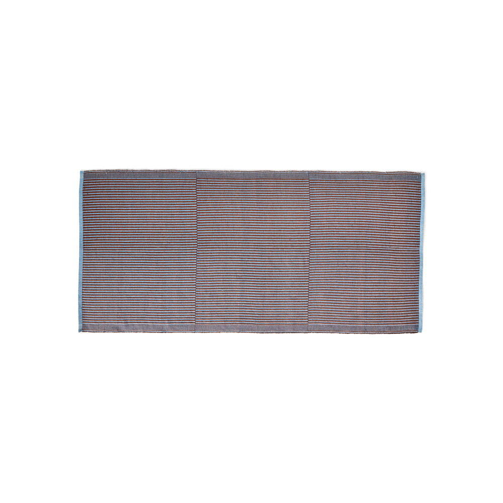HAY - Tapis Teppich | 80 x 200 cm / chestnut&blue