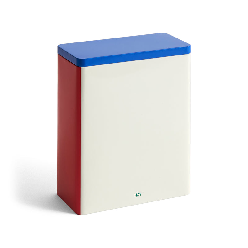 HAY - Tin Container | Xl / off-white/red