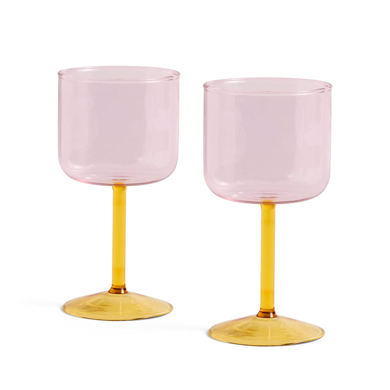 HAY - Tint Weinglas | pink/gelb