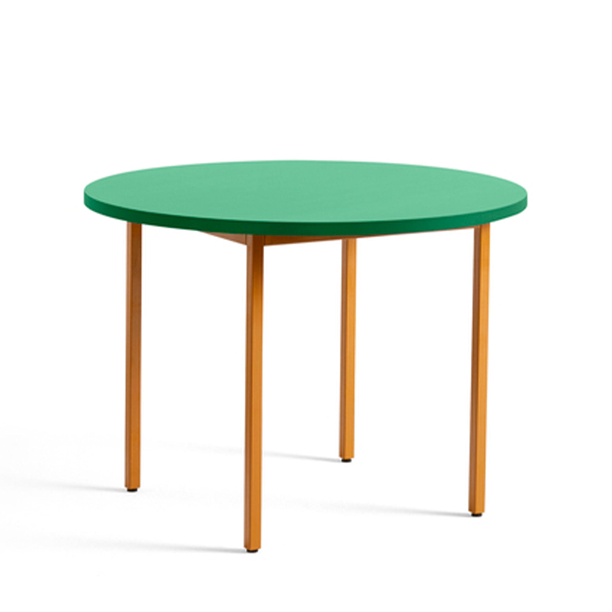 HAY - Two-Colour Esstisch rund | Ø 105 cm / mint/ocker