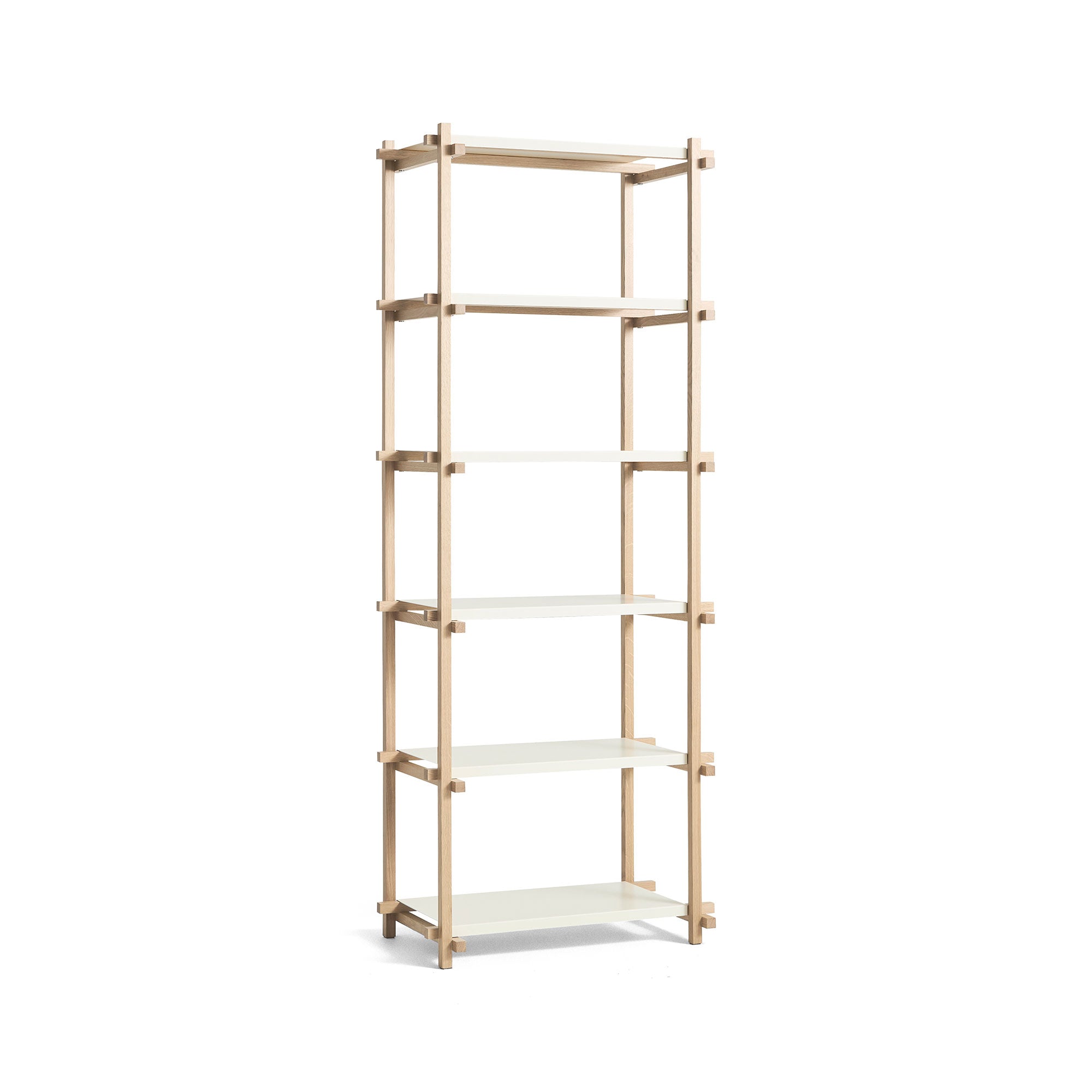 HAY - Woody Regal | Column high / almond white / Eiche geseift