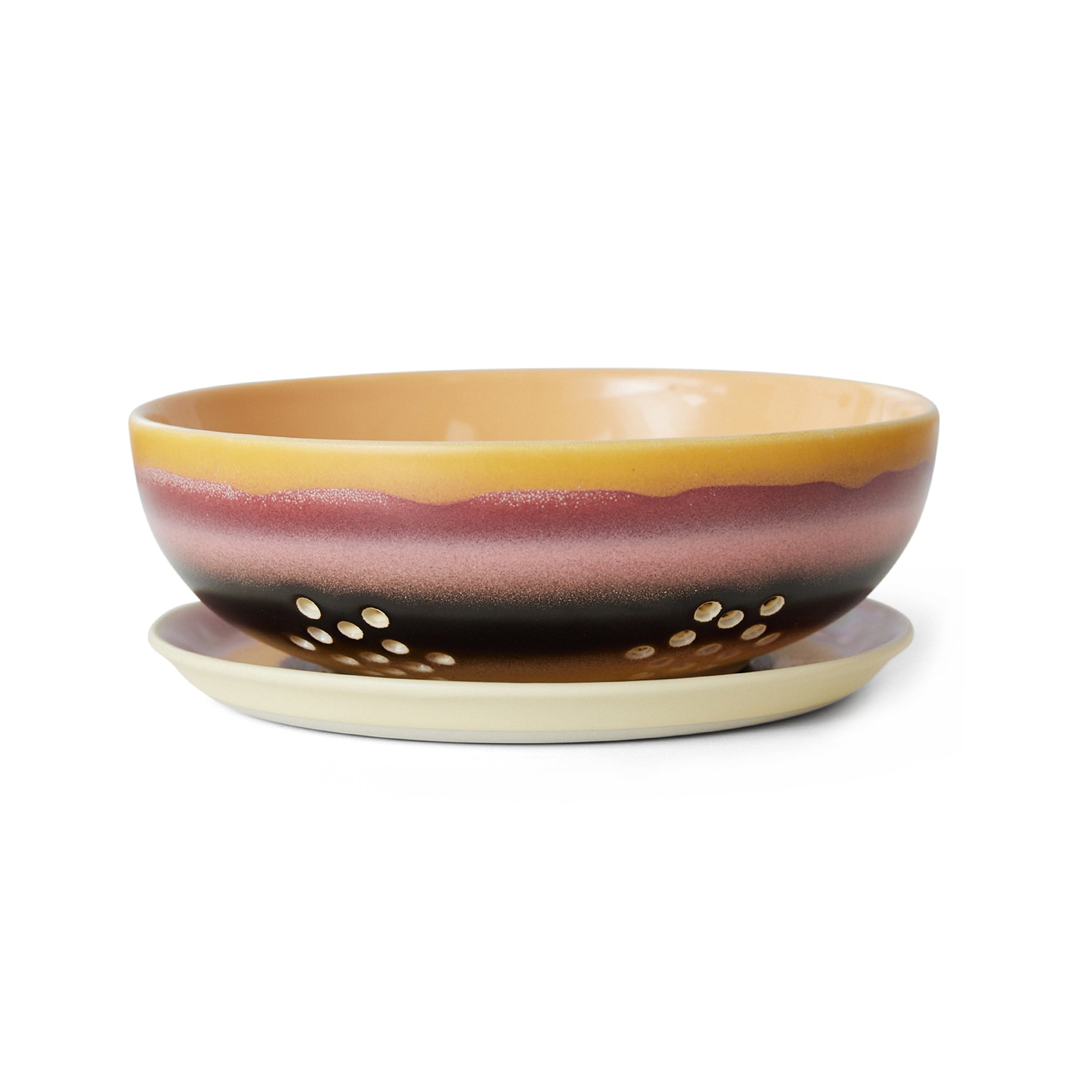 HKliving - 70's Schale Berry Bowl | sunset
