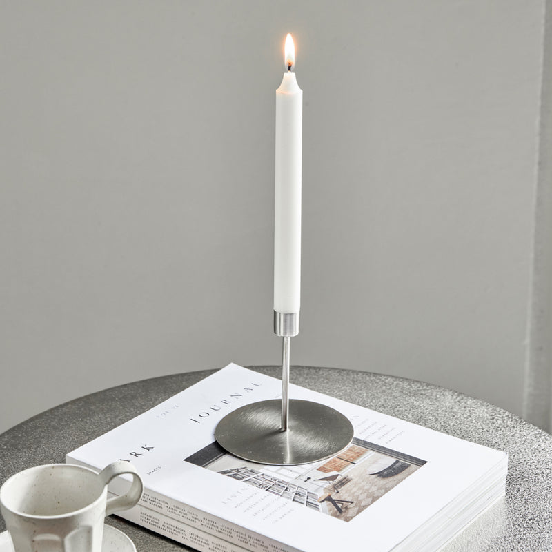 House Doctor - Anit Kerzenständer | Ø 13 x H 12 cm / silber