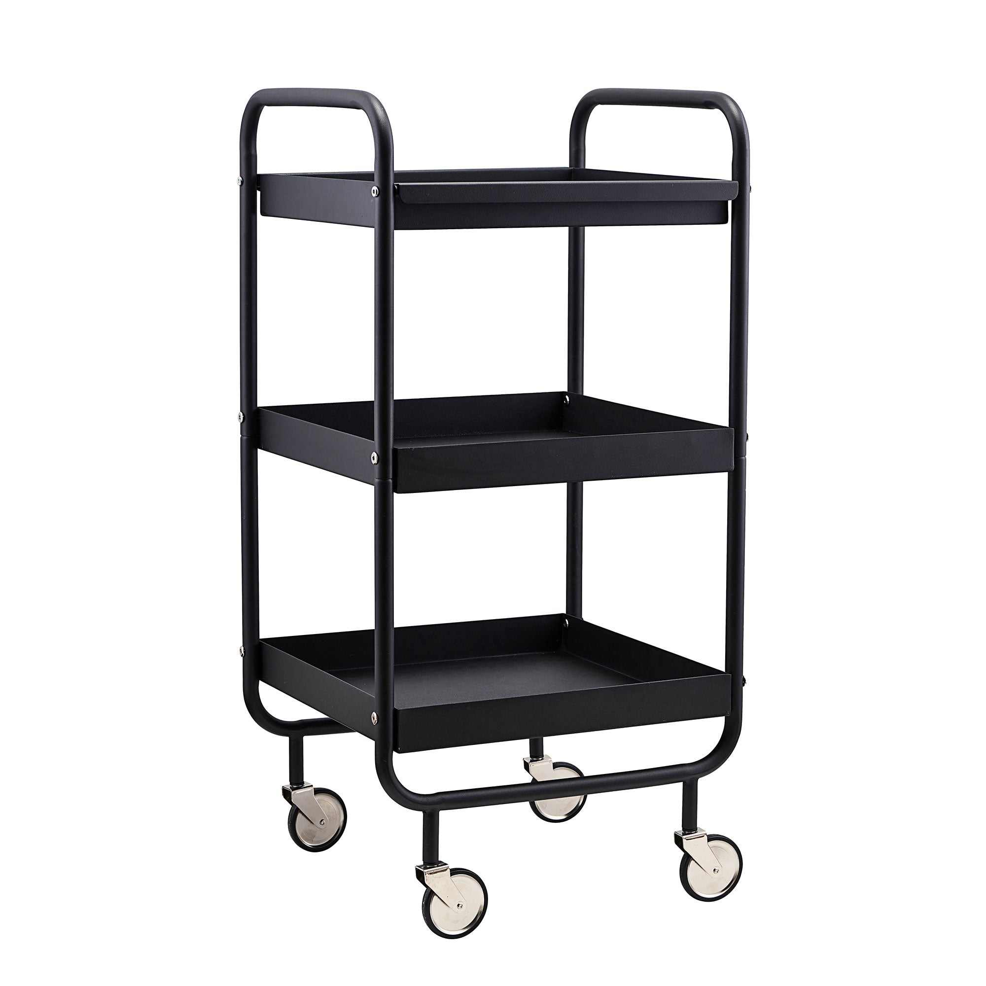 House Doctor - Servierwagen Roll | B 42 cm / schwarz