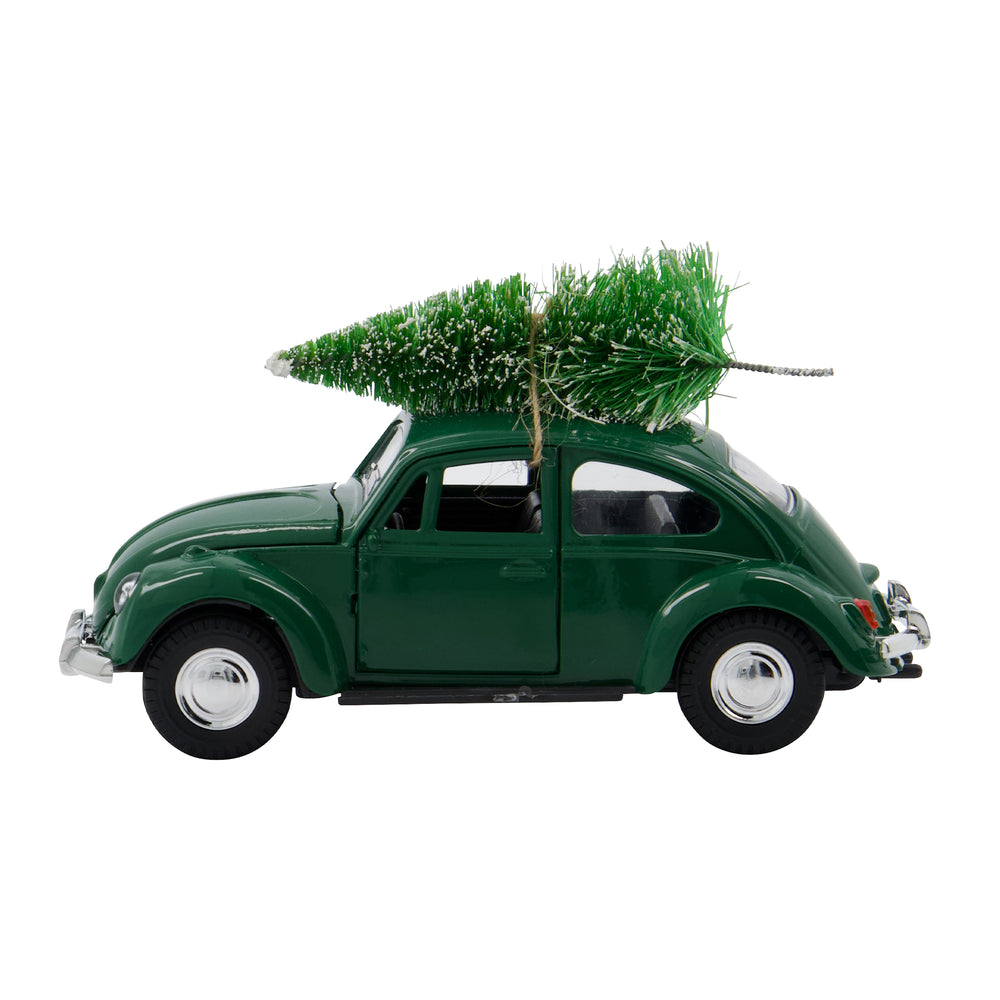House Doctor - Xmas Cars Deko-Autos | 12,5 cm / Grün