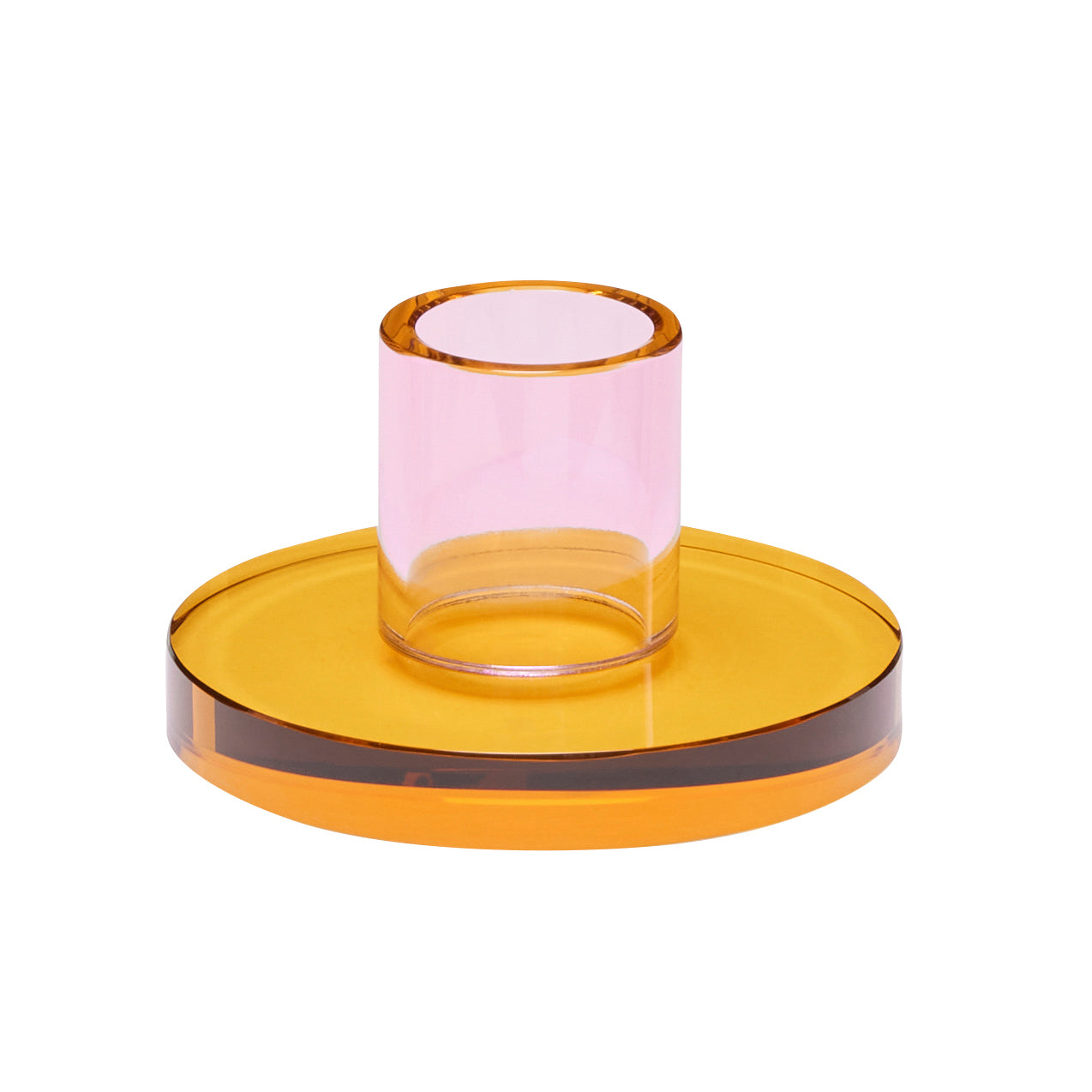 Hübsch Interior - Astra Kerzenhalter | rosa/orange