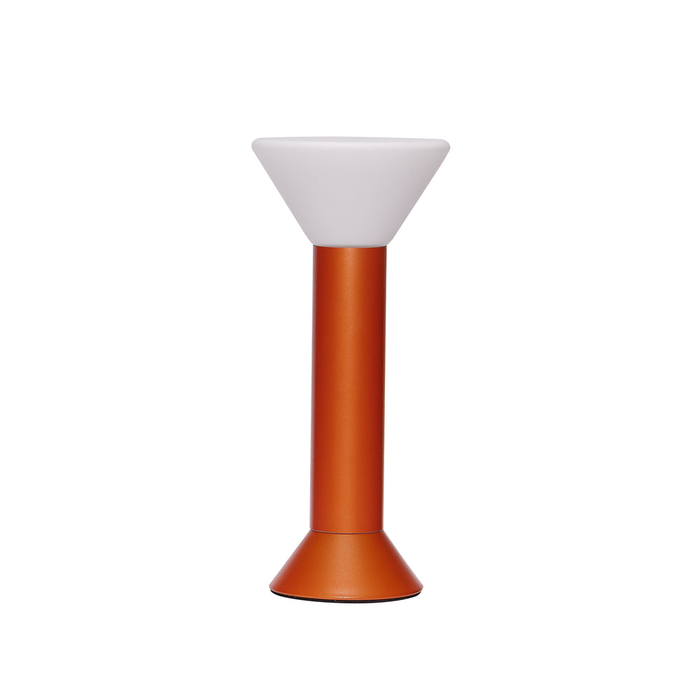 Hübsch Interior - Flash Akkuleuchte | metallic orange