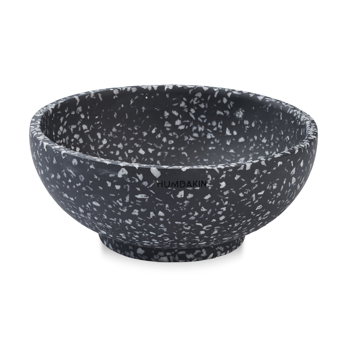 Humdakin - Genova Terrazzo Schale | schwarz