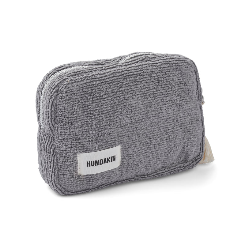 Humdakin - Kosmetiktasche aus Frottee | stone