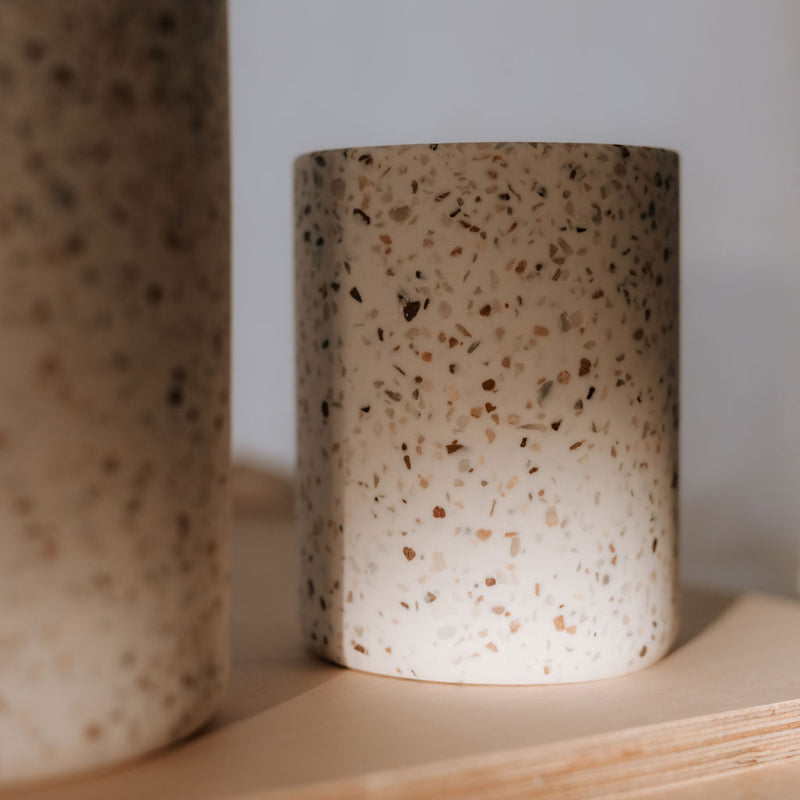 Humdakin - Terrazzo Aufbewahrung mit Deckel
