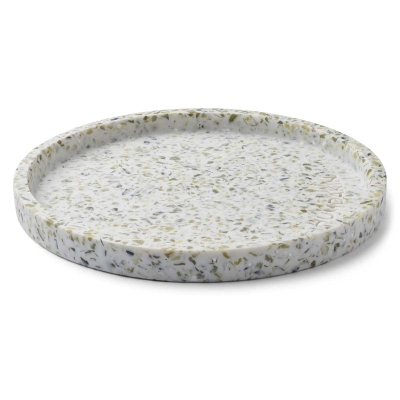 Humdakin - Terrazzo Tablett | Ø 20 cm / grün