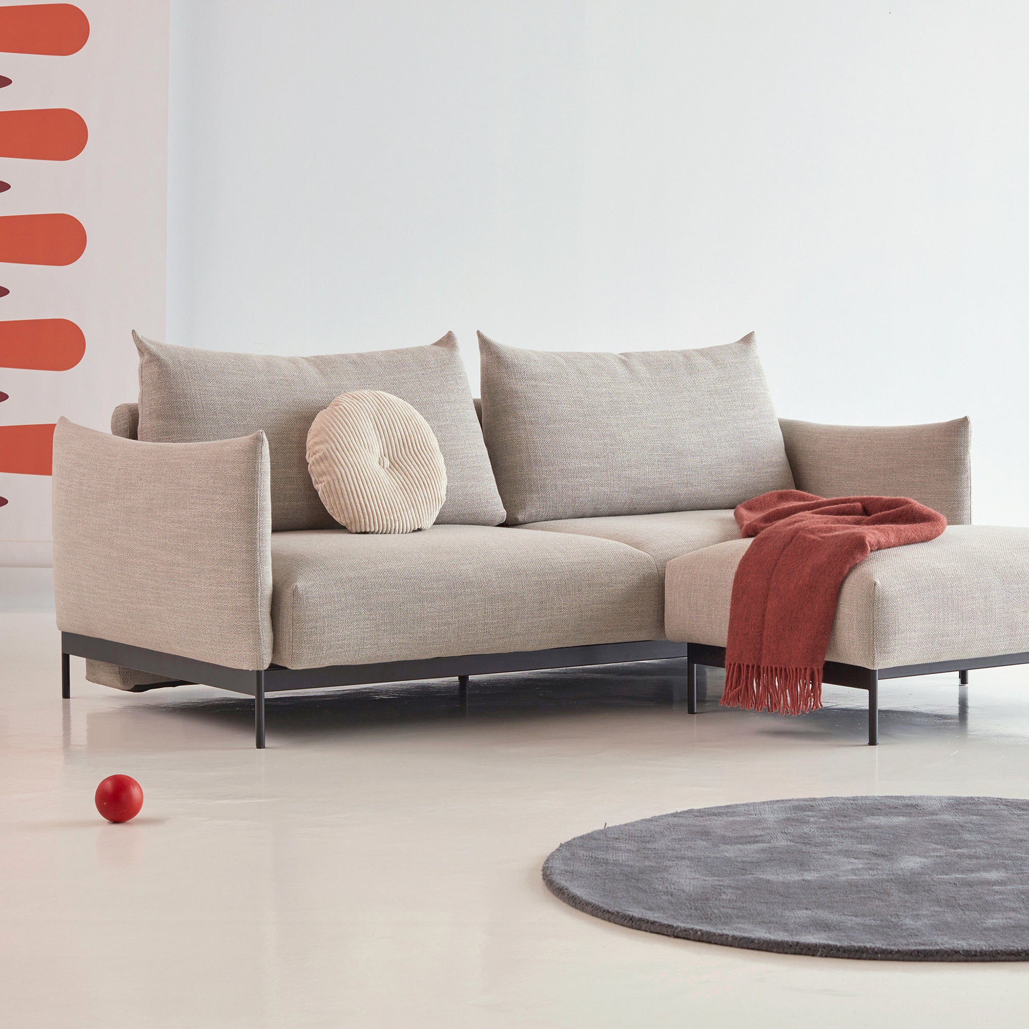 Innovation Living - Malloy Schlafsofa | Innovation Living Kenya gravel (579)