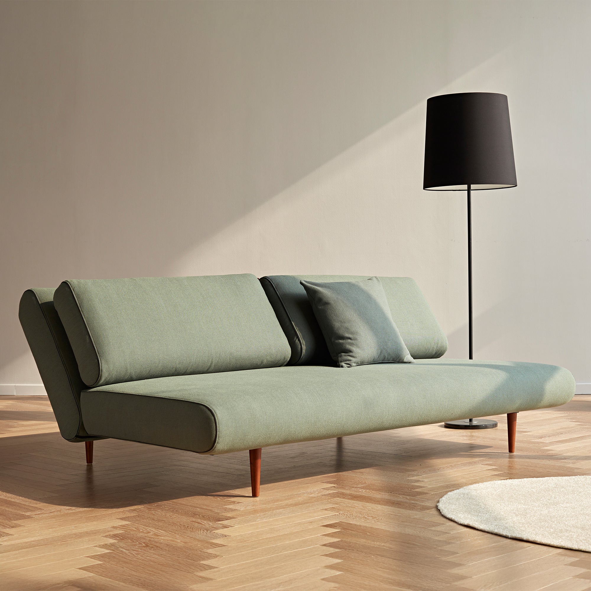 Innovation Living - Unfurl Schlafsofa | Innovation Living Elegance green (518)