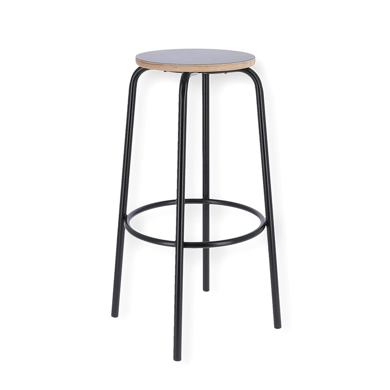 Jan Kurtz - Paris Barhocker | 75 cm / schwarz