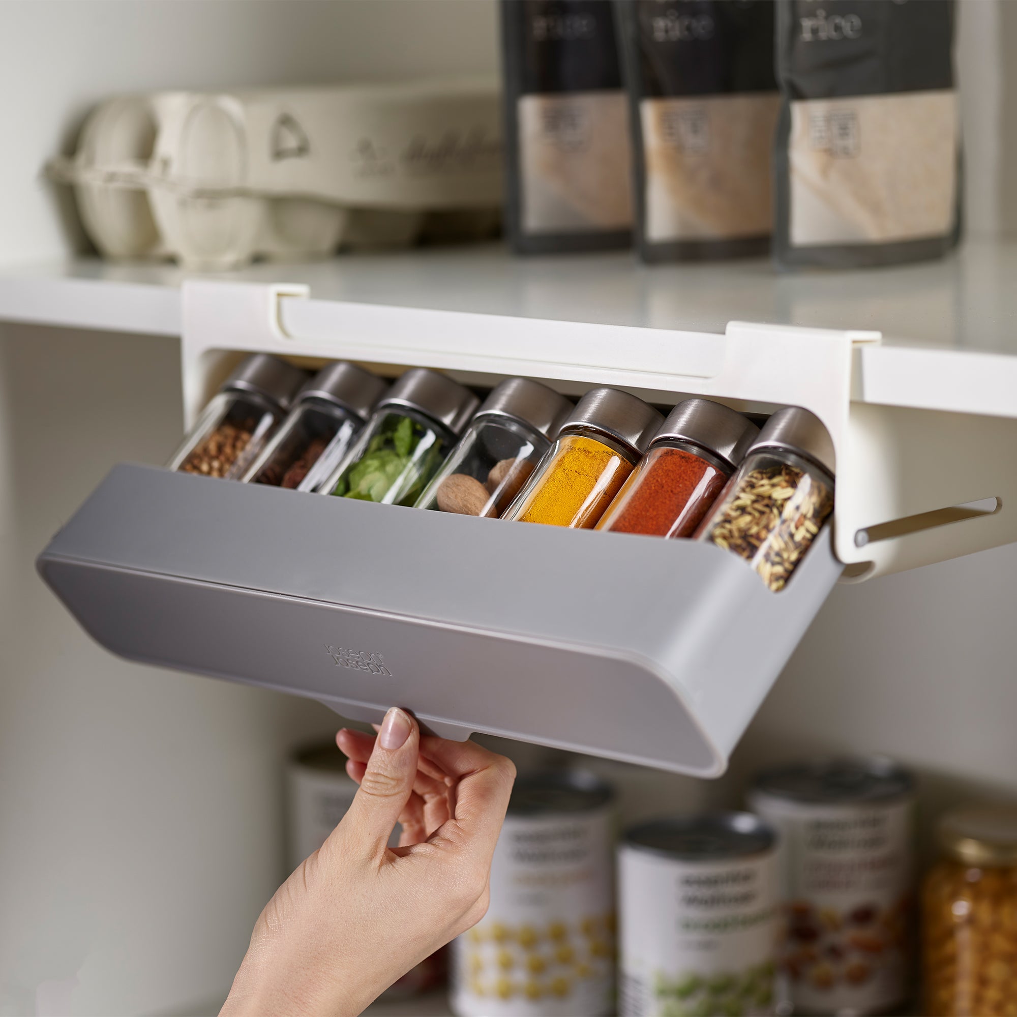 Joseph Joseph - CupboardStore | Gewürzregal / grau