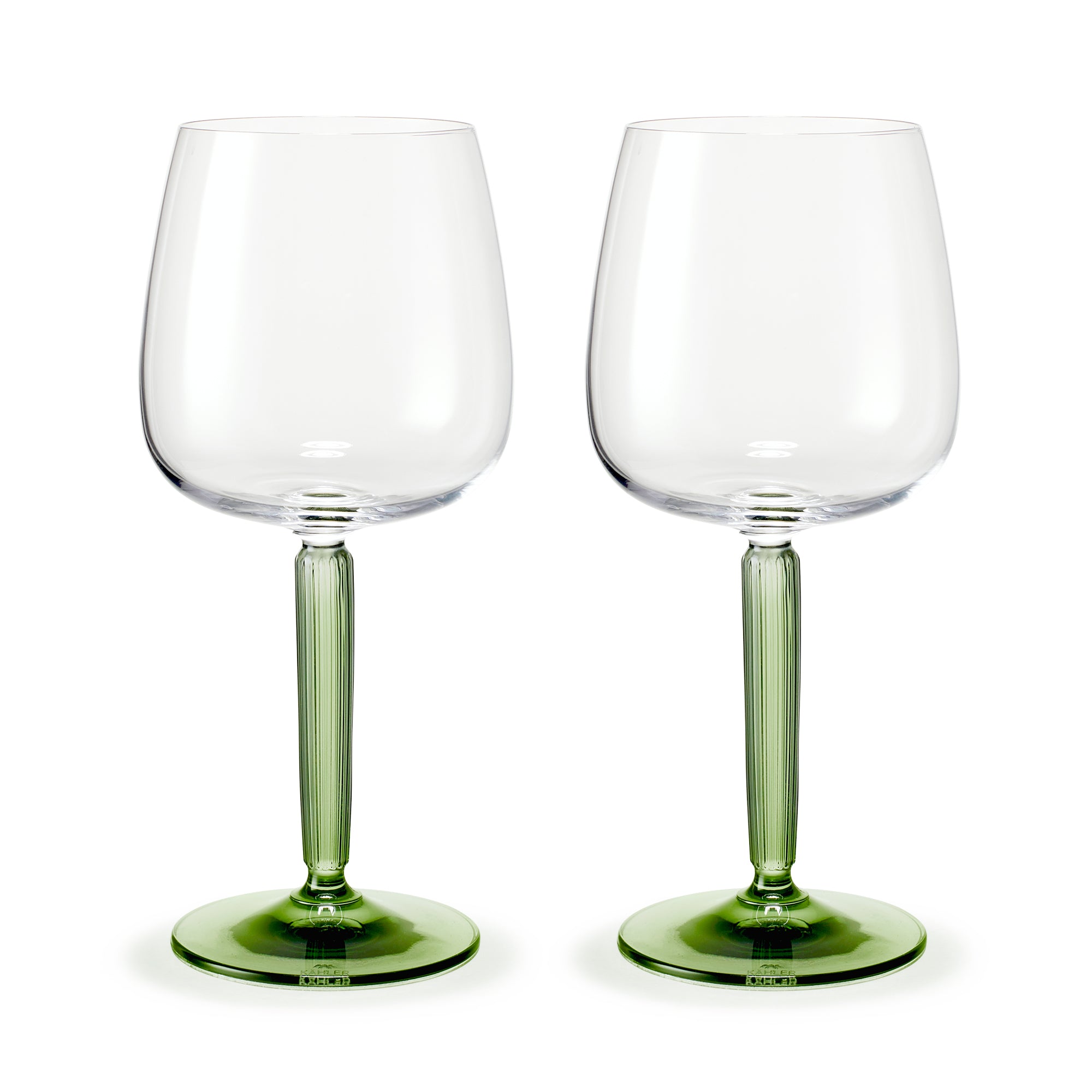 Kähler Design - Hammershøi Weingläser | Rotwein  / grün