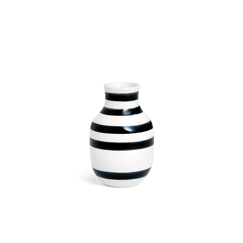 Kähler Design - Omaggio Vase | H 12,5 cm / schwarz