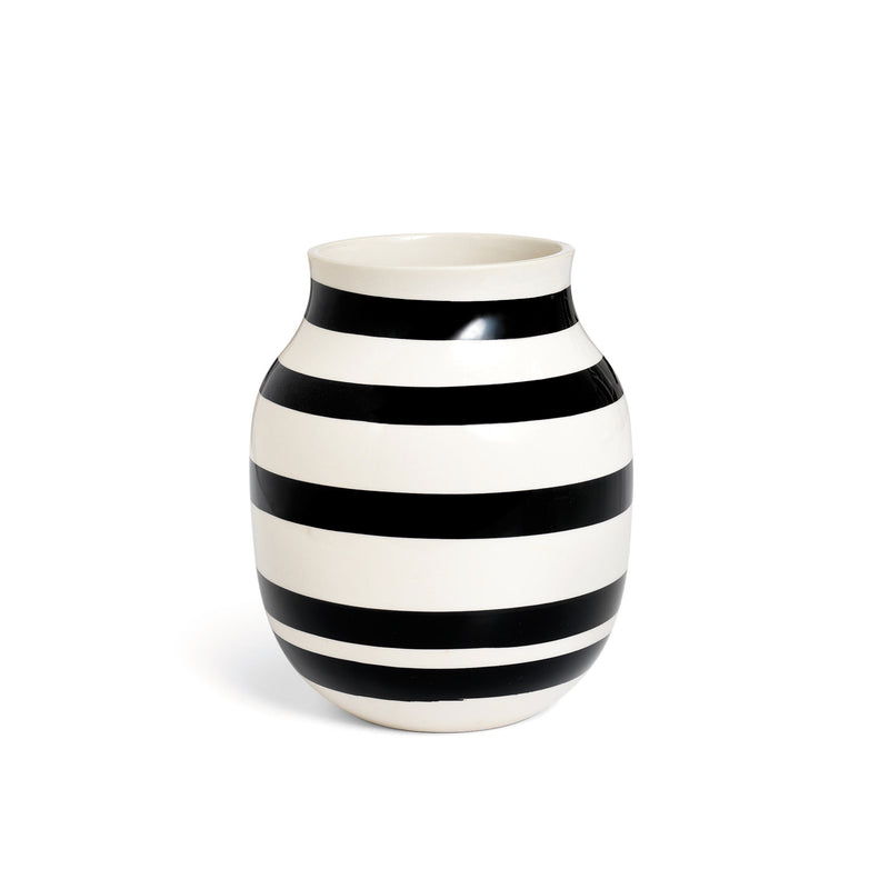 Kähler Design - Omaggio Vase | H 20 cm / schwarz