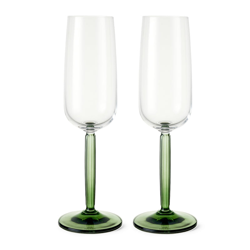 Kähler Design - Hammershøi Champagnerglas | grün