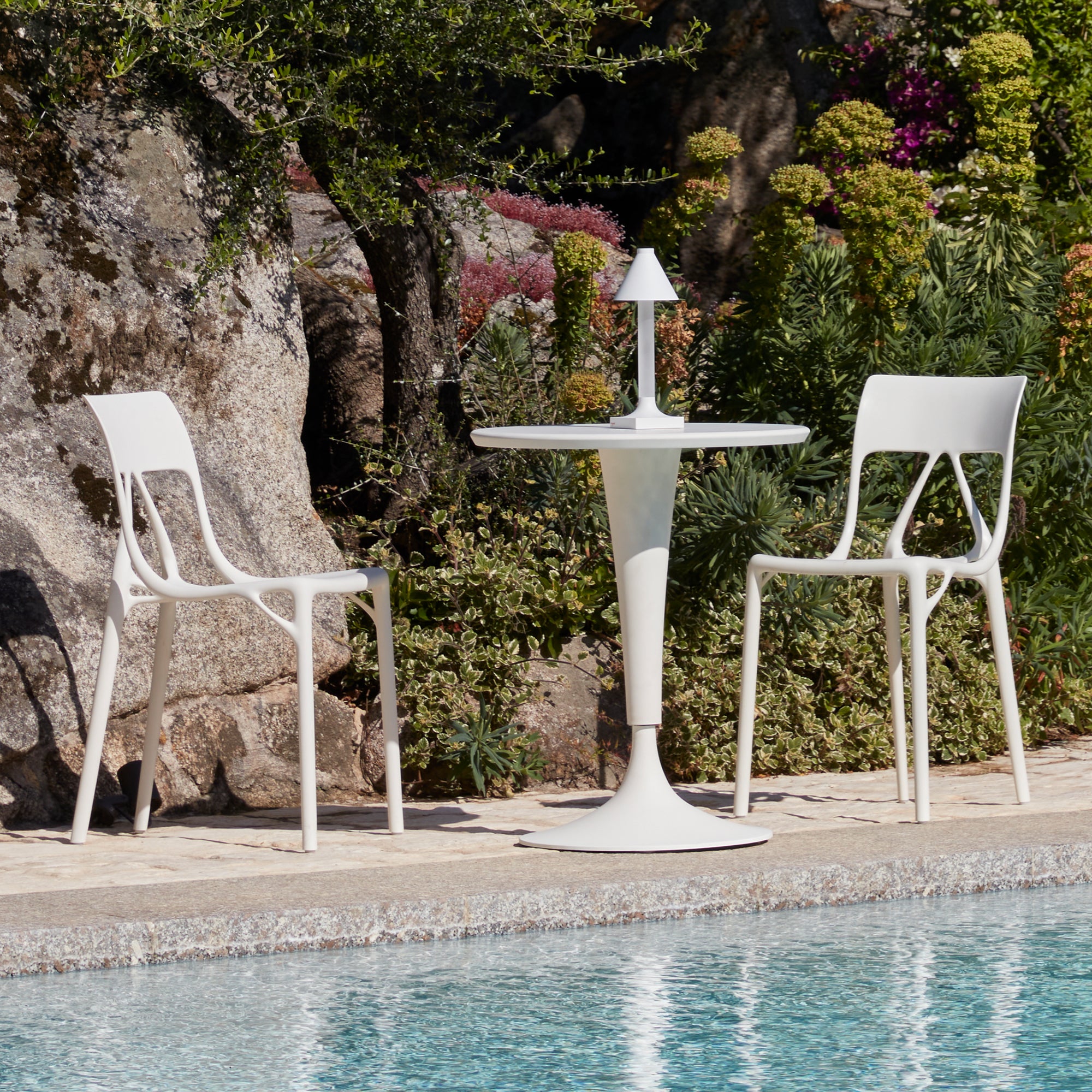 Kartell - A.I. Lite Stuhl | weiß