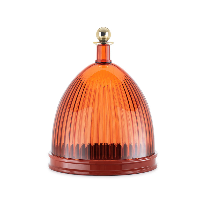 Kartell - La Coupole Tablett mit Glocke | bernstein