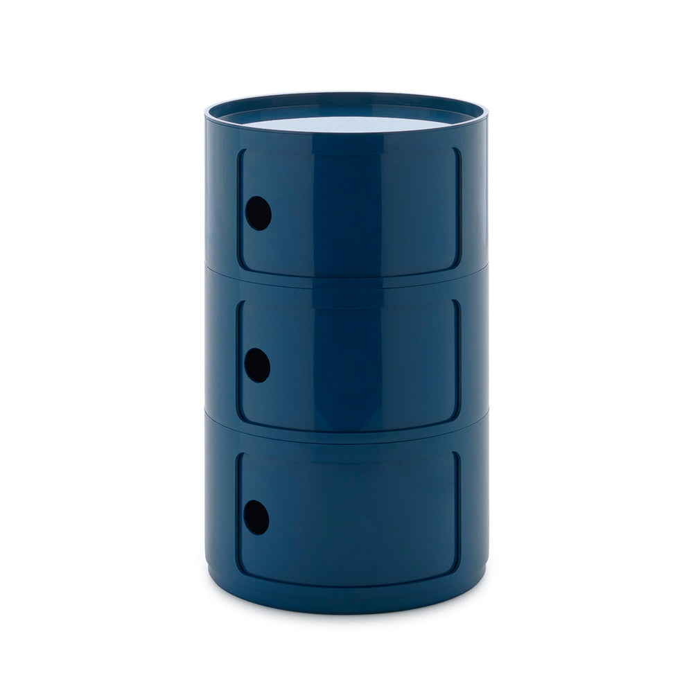 Kartell - New Big Componibili Container | H 69,5 cm / blau