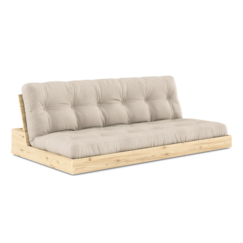 Karup Design - Base Schlafsofa | 747 Beige / 101 clear lacquered