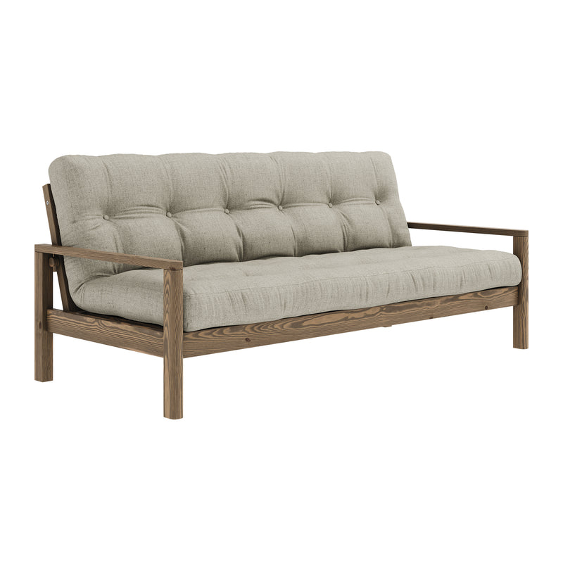 Karup Design - Knob Schlafsofa | 914 Linen / 106 Carob brown lacquered