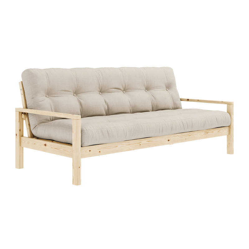 Karup Design - Knob Schlafsofa | 747 Beige / 101 clear lacquered