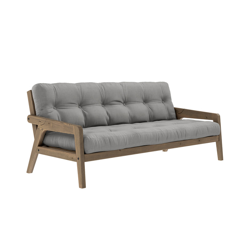 Karup Design - Grab Sofa | 746 Grey / 106 Carob brown lacquered
