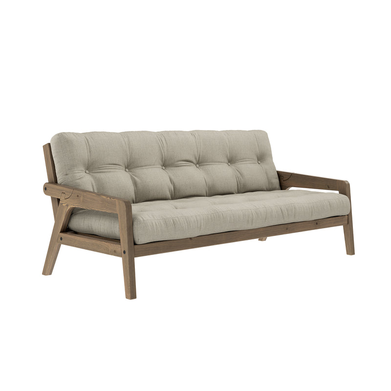Karup Design - Grab Sofa | 914 Linen / 106 Carob brown lacquered