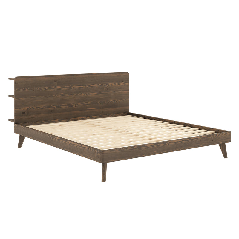Karup Design - Retreat Bett | 180 x 200 cm / 106 Carob brown lacquered