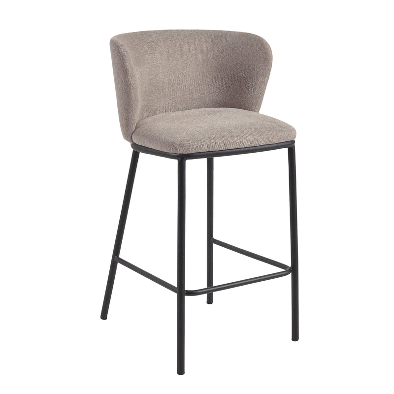 Kave Home - Ciselia Barhocker | Hellbraun
