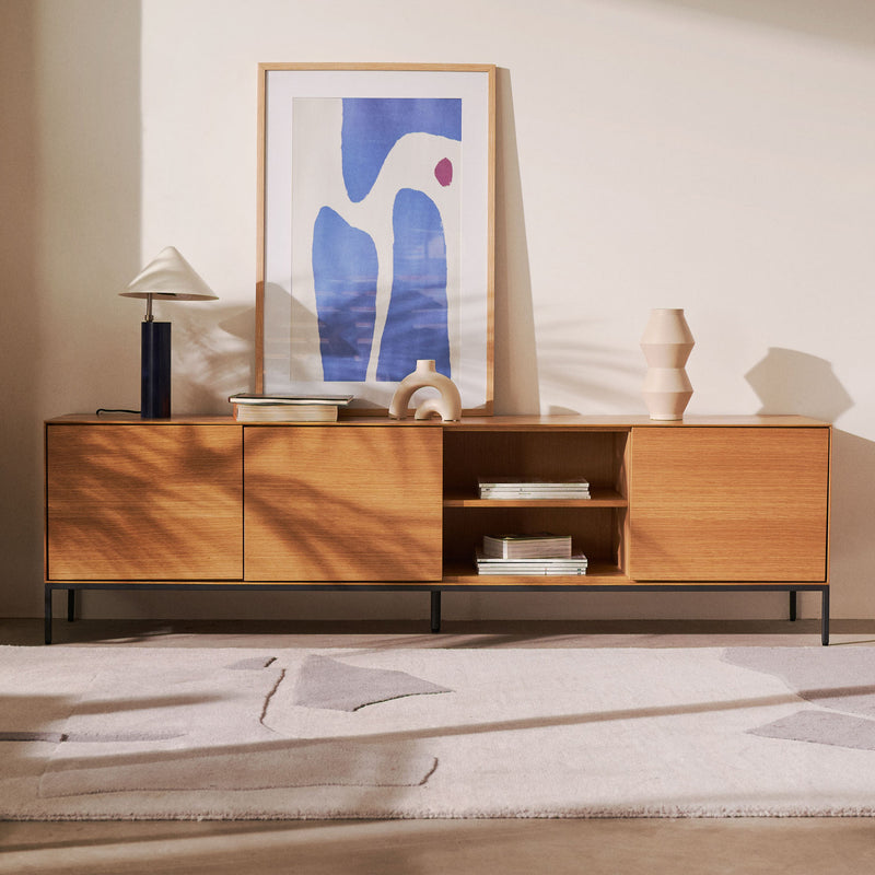 Kave Home - Vedrana Sideboard | 195 x 80 cm / Eiche