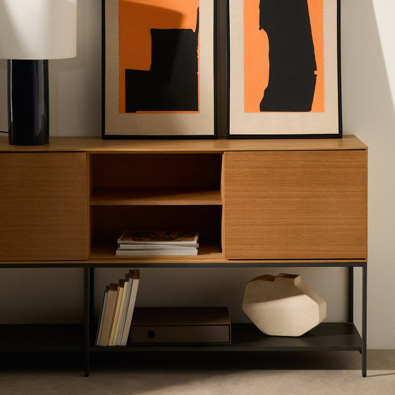 Kave Home - Vedrana Sideboard | 195 x 80 cm / Eiche