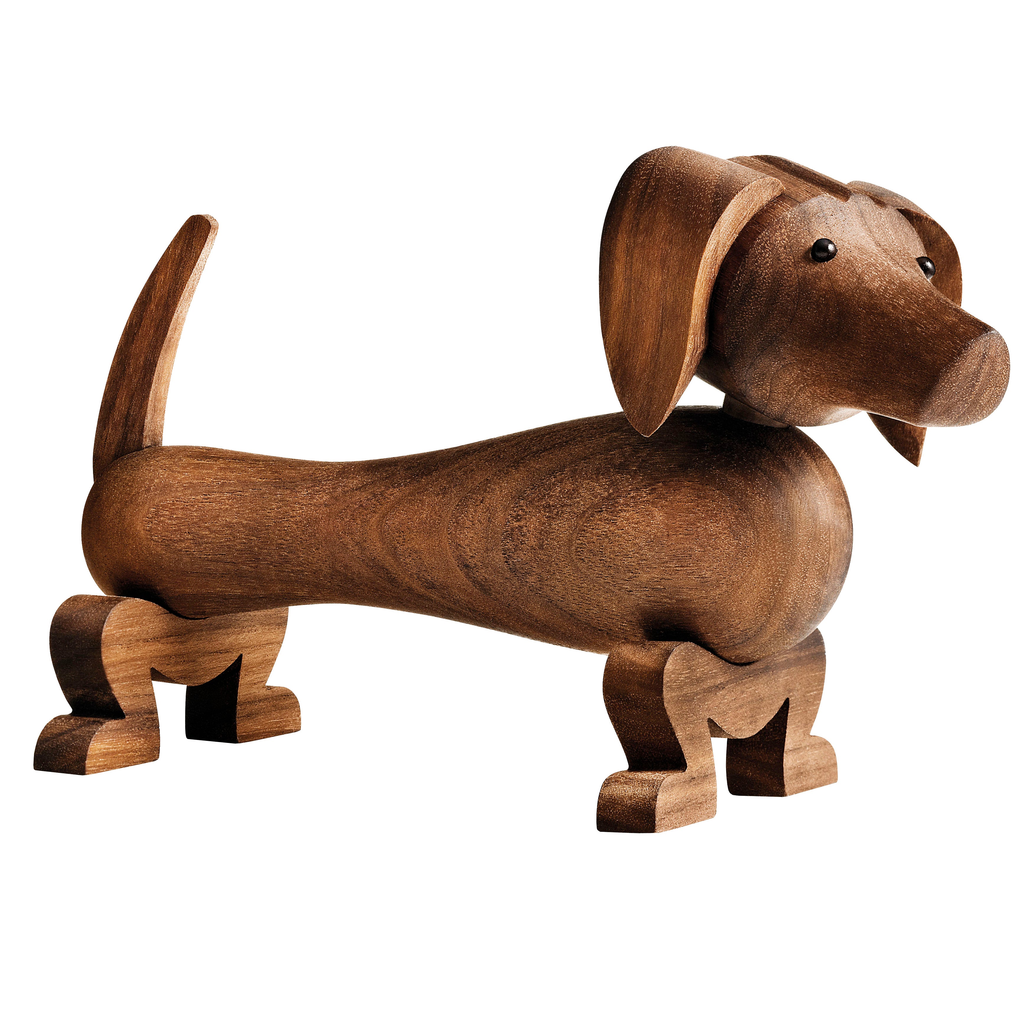 Kay Bojesen - Holz-Hund | klein / Walnuss