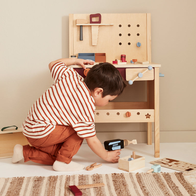 Kids Concept - Kid's Hub Werkbank mit Zubehör