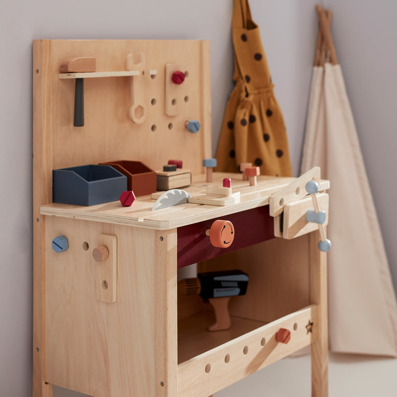 Kids Concept - Kid's Hub Werkbank mit Zubehör