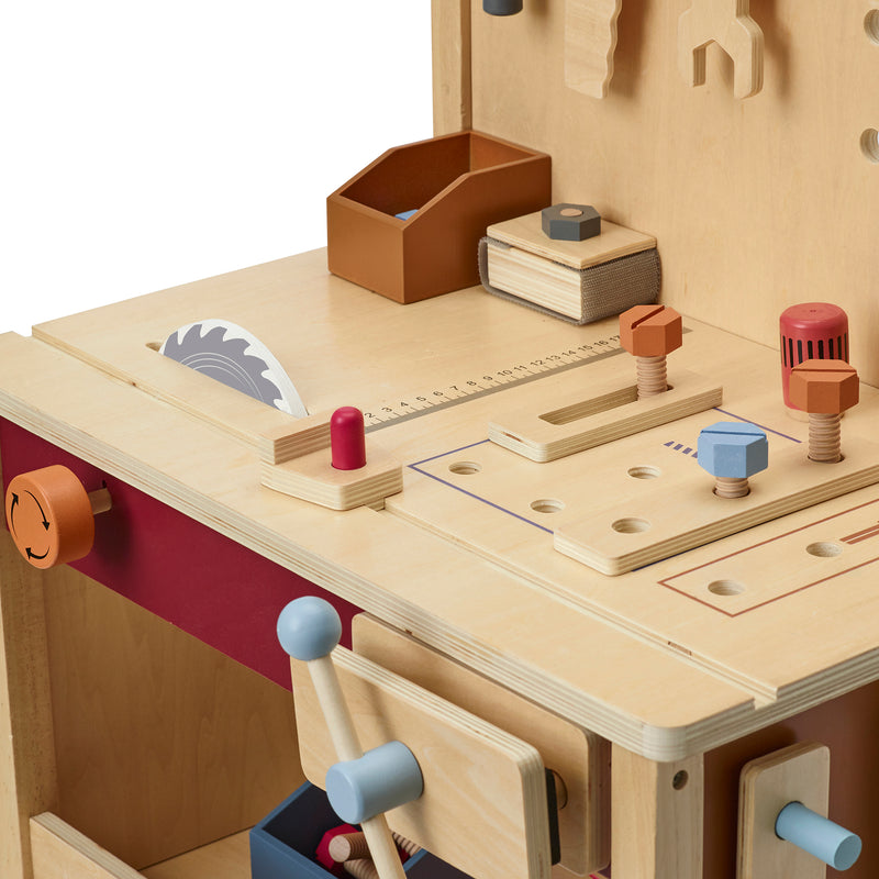 Kids Concept - Kid's Hub Werkbank mit Zubehör