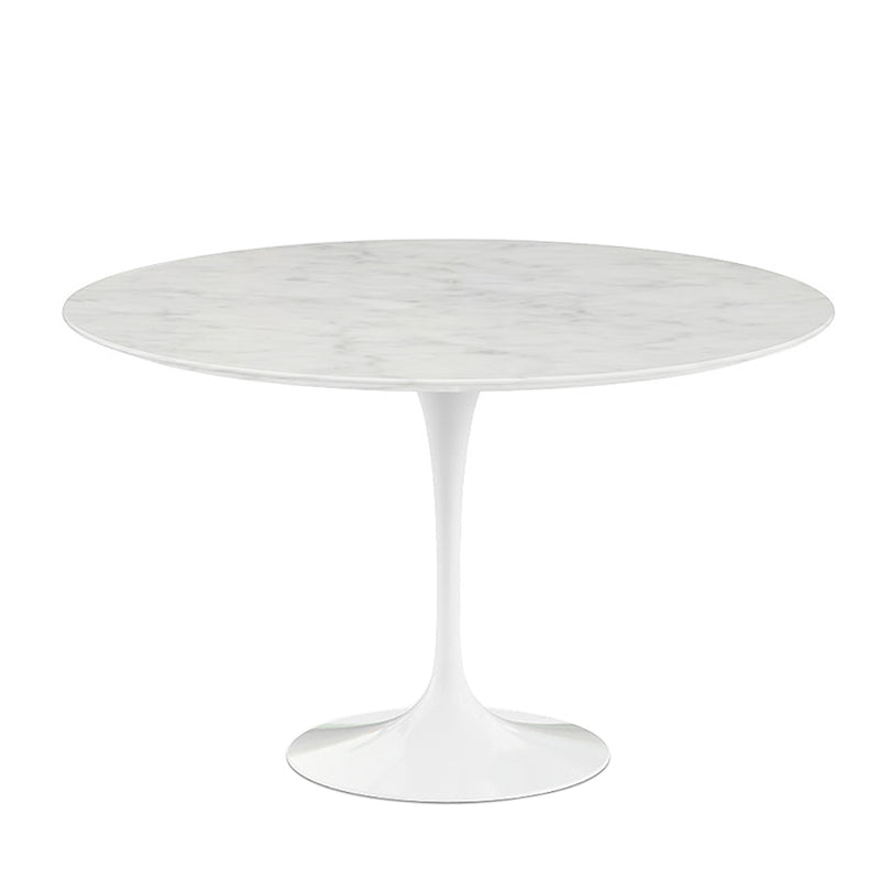 Knoll - Saarinen Tulip Bistrotisch | Mamor Statuarietto / Ø 120 cm