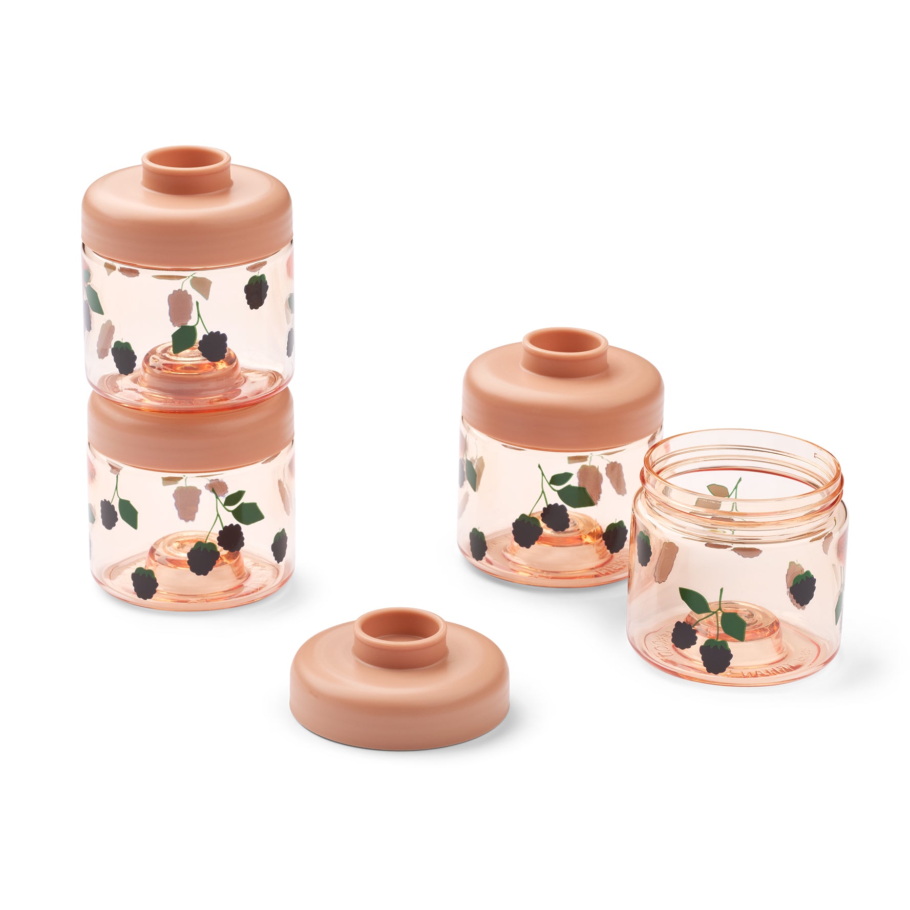 LIEWOOD - Dominique Snack Box | Berry / 4er-Set