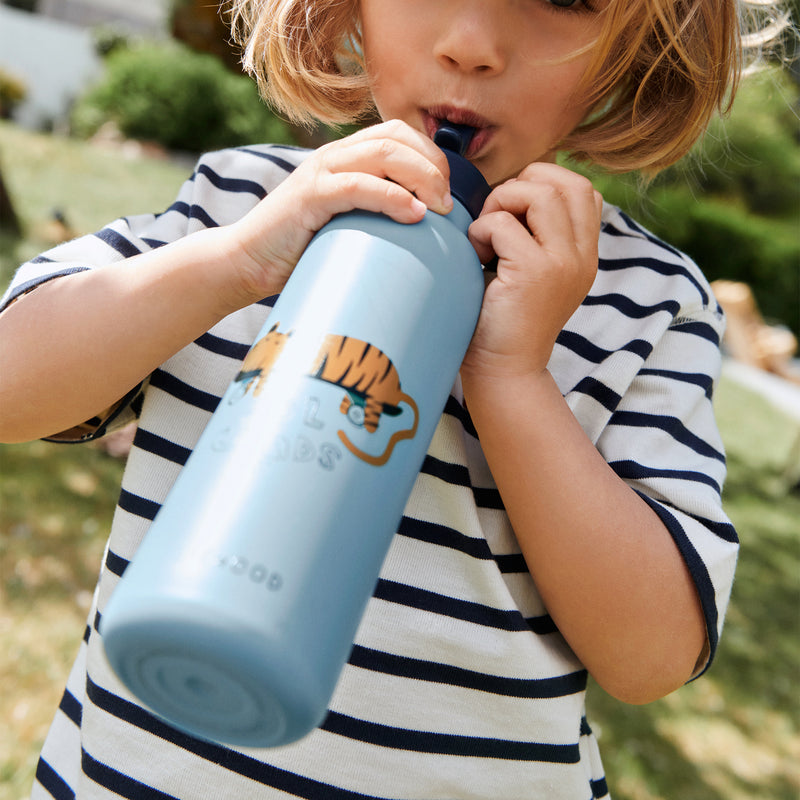 LIEWOOD - Falk Wasserflasche | 500 ml / Tiger/beach blue