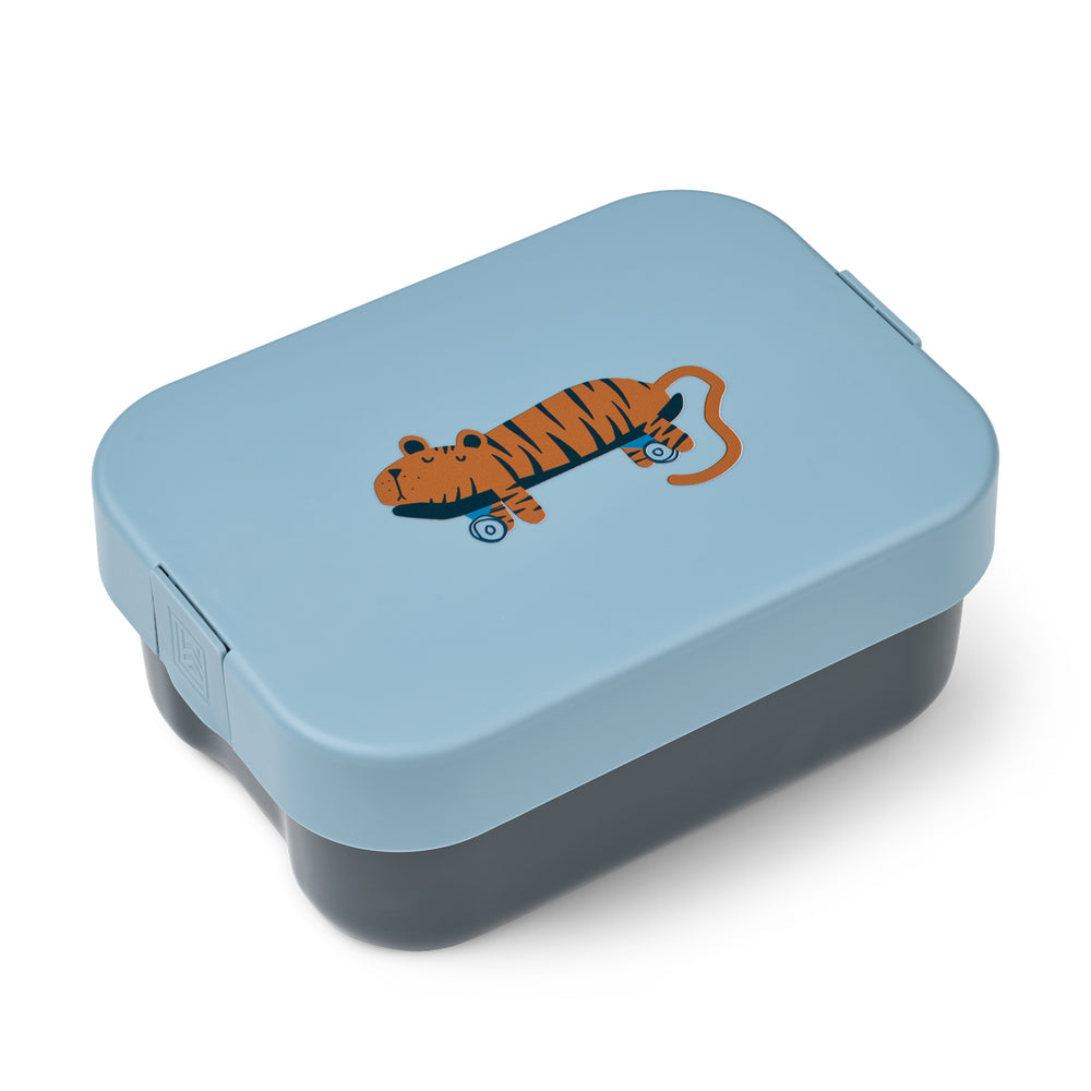 LIEWOOD - Kamil Lunchbox | Tiger/beach blue