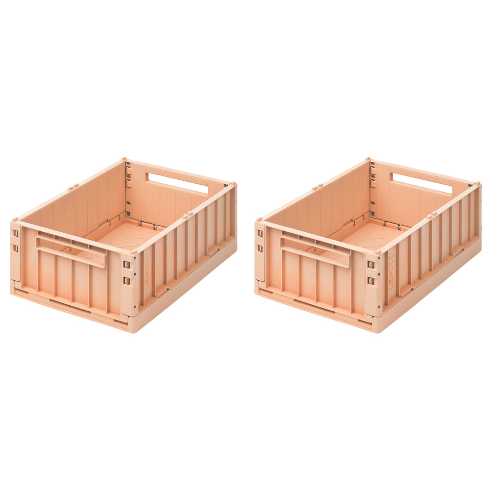 LIEWOOD - Weston Aufbewahrungsbox | 2er-Set / 36 x 25 x 13,5 cm / tuscany rose