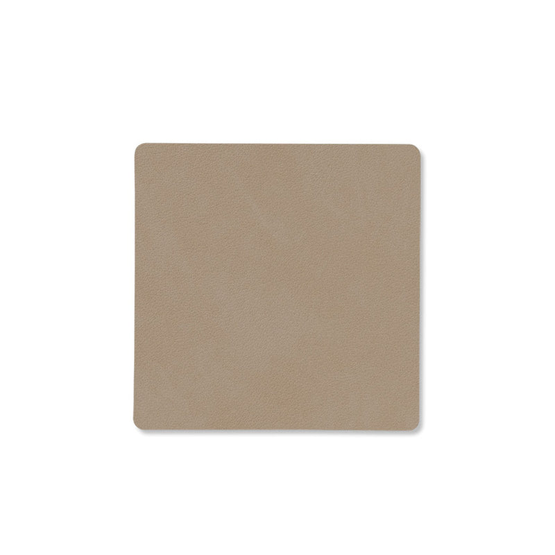 Lind DNA - Glasuntersetzer Square | Nupo clay brown