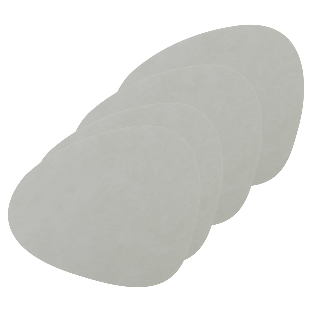 Lind DNA - Tischset Curve L 4er-Set | Nupo metallic