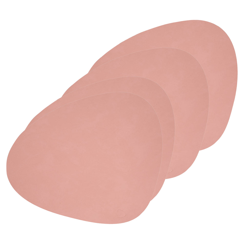 Lind DNA - Tischset Curve L 4er-Set | Nupo rose