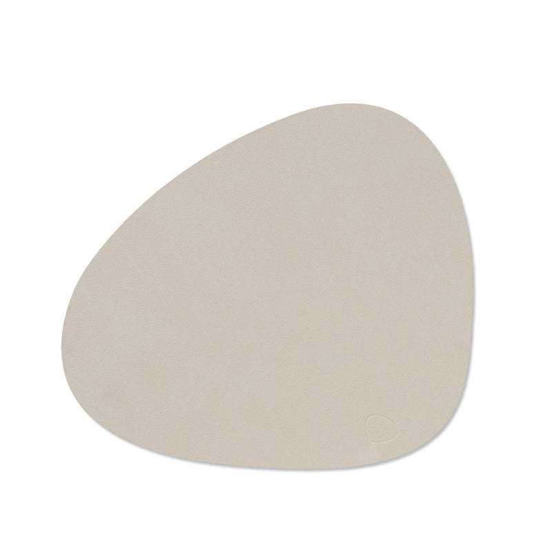 Lind DNA - Tischset Curve M | Nupo oyster white