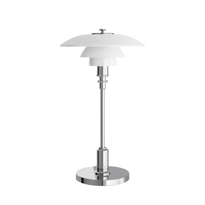 Louis Poulsen - PH 2/1 Portable Akku LED-Tischleuchte | high lustre chrome plated